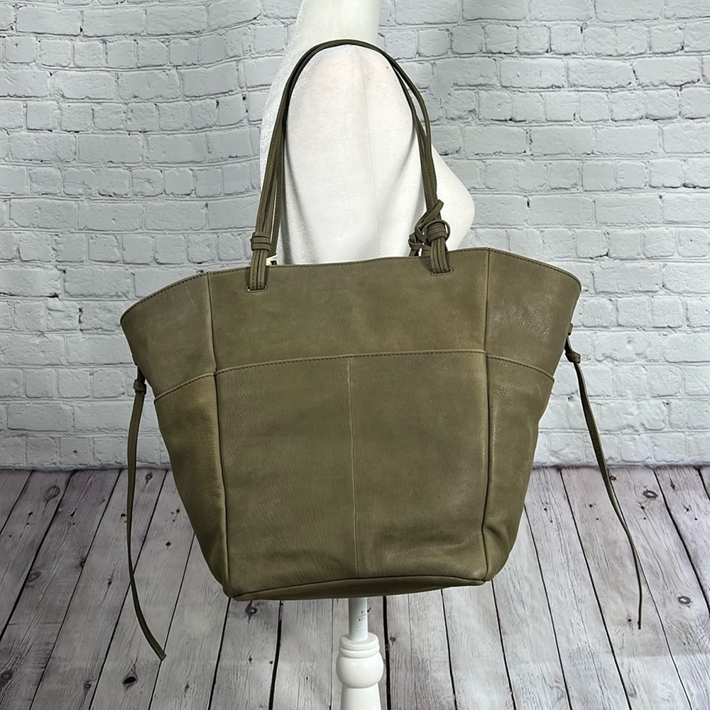 NWT Lucky Brand Avery tote in sage - genuine leather